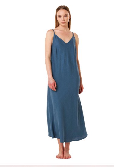 Pure cotton Elegant Midi Lenght Nightdress Sleepdress - StyleOFF